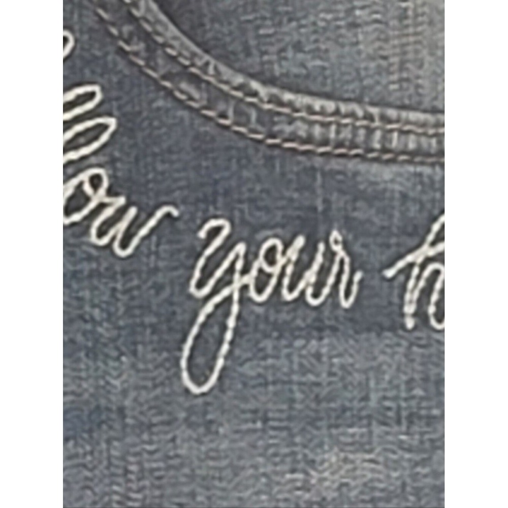 Torrid Follow Your Heart Girlfriend Blue Jeans - Picture 3 of 12